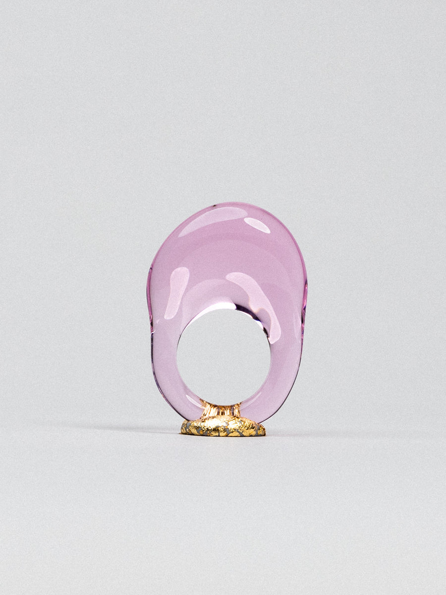 Pink Pebble Ring